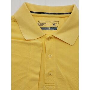 Cutter & Buck VCU Rams Shootout Polo Shirt Mens XL Yellow Golf Casual